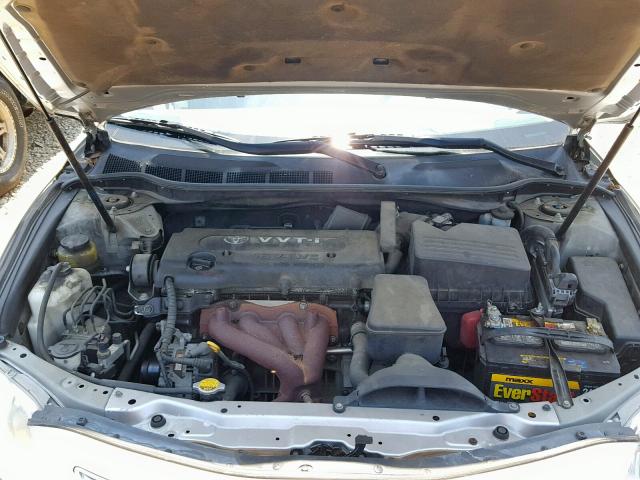 4T1BE46K67U006801 - 2007 TOYOTA CAMRY NEW SILVER photo 7