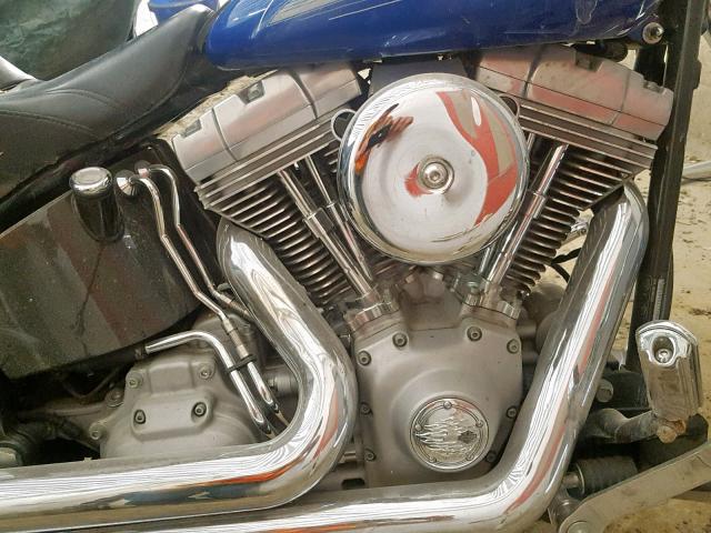 1HD1BV5177Y086902 - 2007 HARLEY-DAVIDSON FXST BLUE photo 7