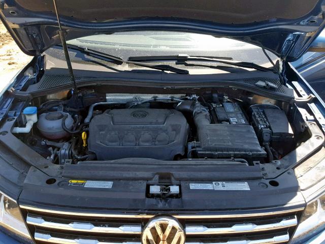 3VV2B7AX2JM167578 - 2018 VOLKSWAGEN TIGUAN SE BLUE photo 7