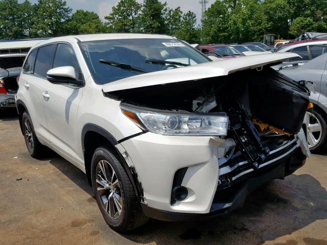 5TDBZRFH7JS800180 - 2018 TOYOTA HIGHLANDER WHITE photo 1