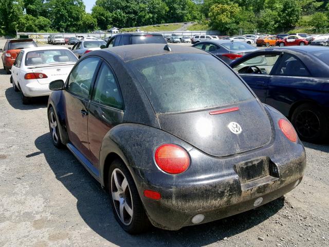 3VWCK31C35M406082 - 2005 VOLKSWAGEN NEW BEETLE შავი ფოტო 3