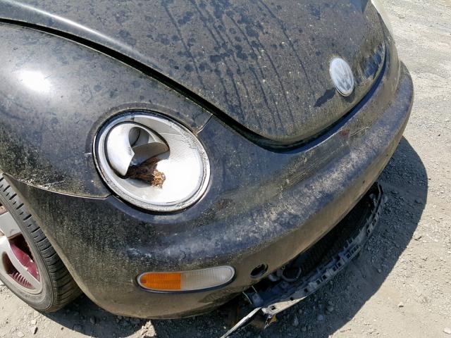 3VWCK31C35M406082 - 2005 VOLKSWAGEN NEW BEETLE შავი ფოტო 9