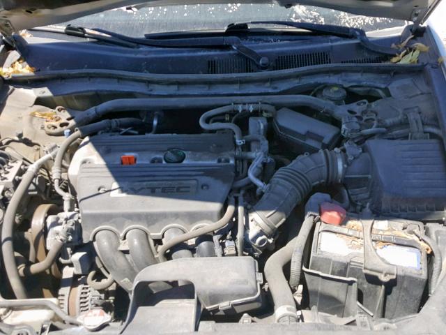 1HGCS12879A800299 - 2009 HONDA ACCORD EXL SILVER photo 7