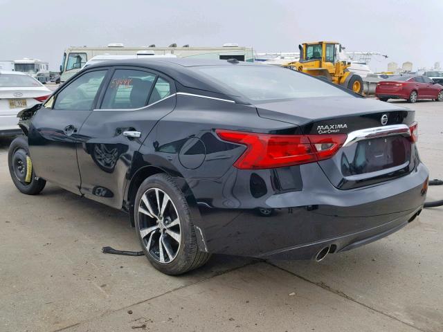 1N4AA6AP9HC451668 - 2017 NISSAN MAXIMA 3.5 BLACK photo 3