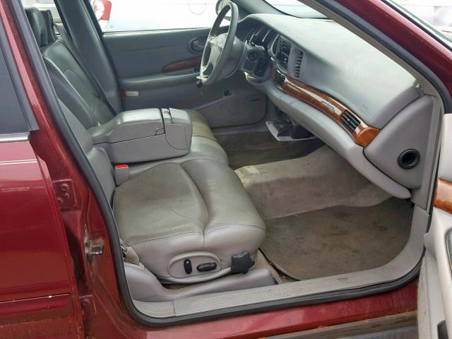 1G4HR54K0YU238335 - 2000 BUICK LESABRE LI RED photo 5