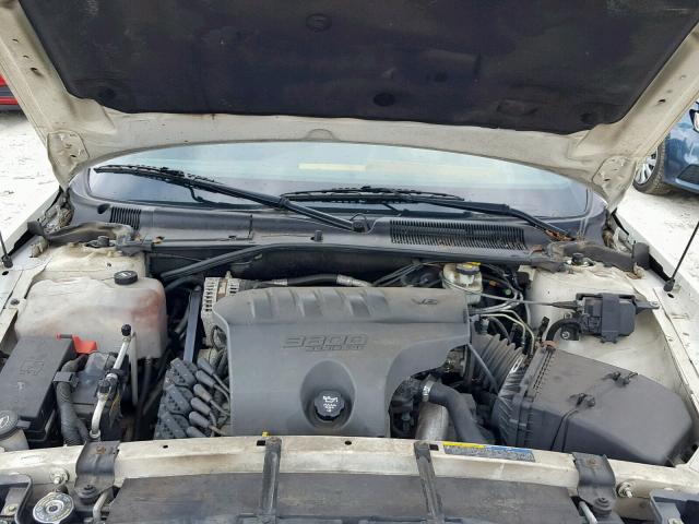 1G4HP52KX4U122322 - 2004 BUICK LESABRE CU WHITE photo 7