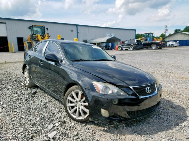 JTHCK262775010872 - 2007 LEXUS IS 250 BLACK photo 1