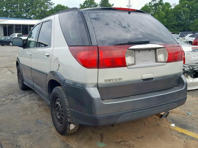 3G5DA03E74S541882 - 2004 BUICK RENDEZVOUS WHITE photo 3