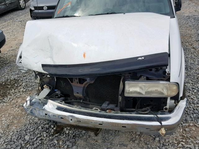 1GNCS13W3Y2156201 - 2000 CHEVROLET BLAZER WHITE photo 7