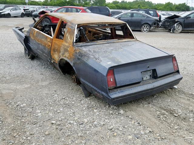 1G1AZ37G0ER103560 - 1984 CHEVROLET MONTE CARL GRAY photo 3