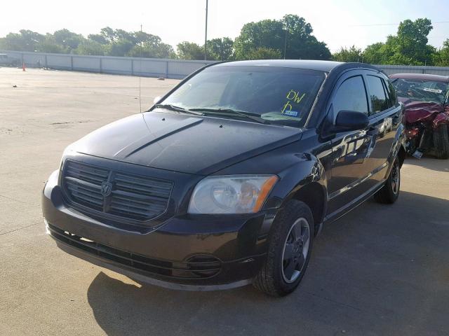 1B3HB28C28D536865 - 2008 DODGE CALIBER BLACK photo 2