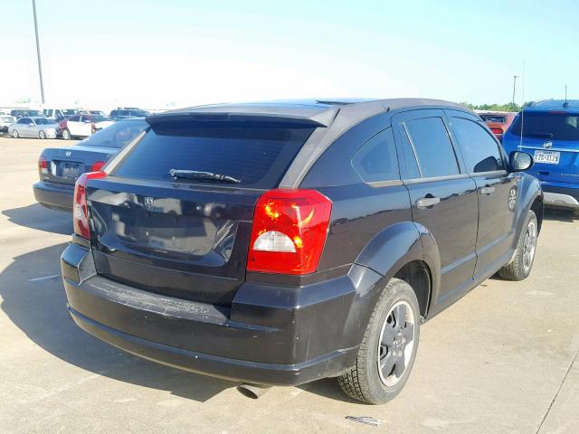 1B3HB28C28D536865 - 2008 DODGE CALIBER BLACK photo 4