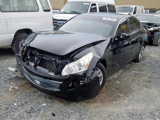 JN1CV6AP5DM715211 - 2013 INFINITI G37 BASE BLACK photo 2