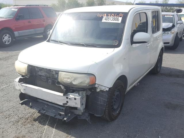 JN8AZ2KR2AT162346 - 2010 NISSAN CUBE BASE WHITE photo 2