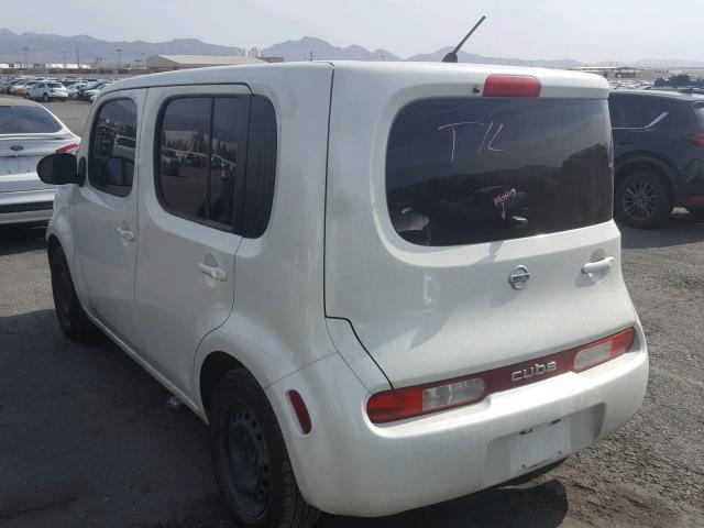 JN8AZ2KR2AT162346 - 2010 NISSAN CUBE BASE WHITE photo 3