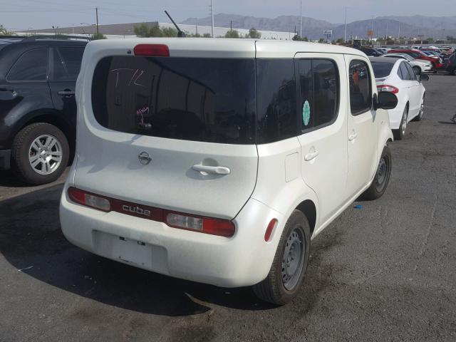 JN8AZ2KR2AT162346 - 2010 NISSAN CUBE BASE WHITE photo 4