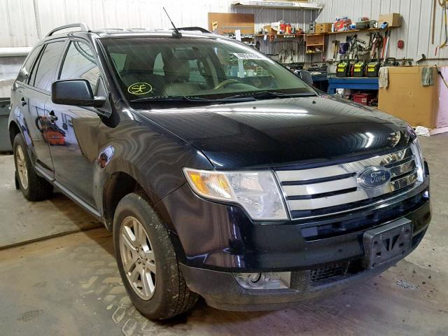 2FMDK48C58BA92133 - 2008 FORD EDGE SEL BLUE photo 1