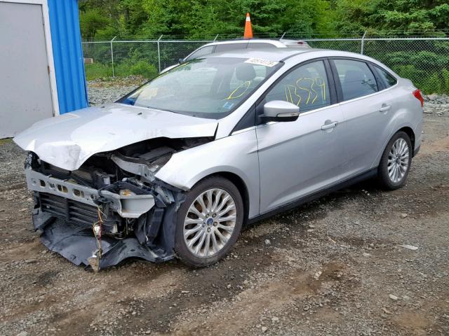 1FAHP3J27CL133119 - 2012 FORD FOCUS TITA SILVER photo 2