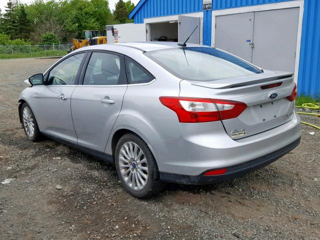 1FAHP3J27CL133119 - 2012 FORD FOCUS TITA SILVER photo 3