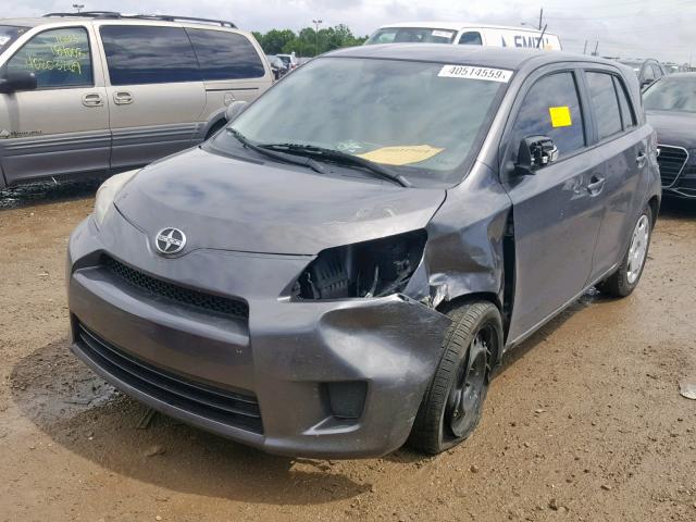 JTKKUPB49E1042344 - 2014 TOYOTA SCION XD GRAY photo 2