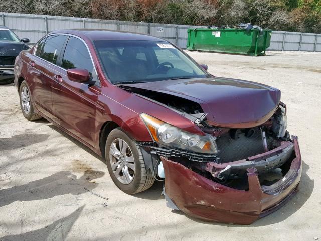 1HGCP2F46CA206468 - 2012 HONDA ACCORD LXP BURGUNDY photo 1