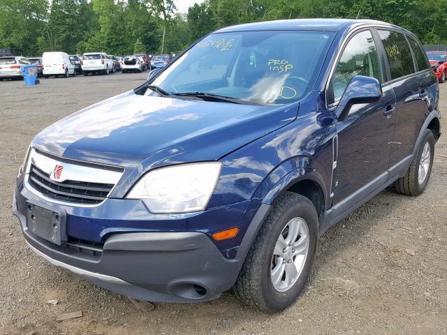 3GSDL43N89S618961 - 2009 SATURN VUE XE BLUE photo 2