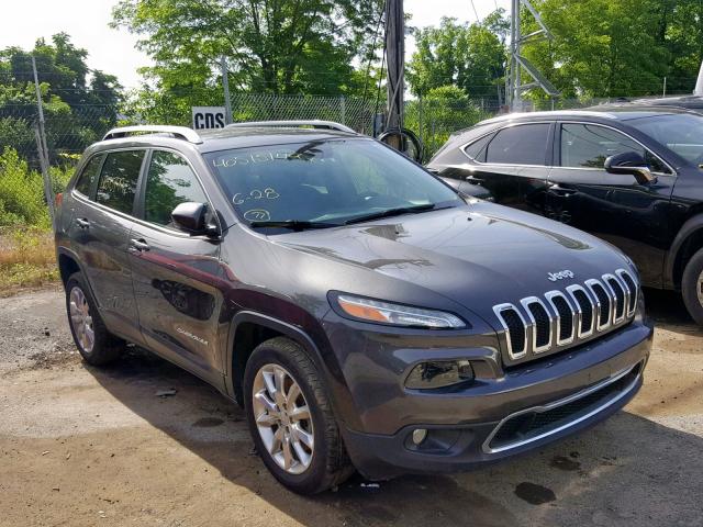 1C4PJLDB2GW274008 - 2016 JEEP CHEROKEE L CHARCOAL photo 1