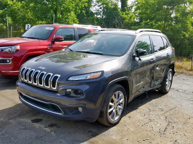 1C4PJLDB2GW274008 - 2016 JEEP CHEROKEE L CHARCOAL photo 2