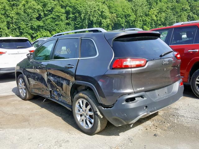 1C4PJLDB2GW274008 - 2016 JEEP CHEROKEE L CHARCOAL photo 3