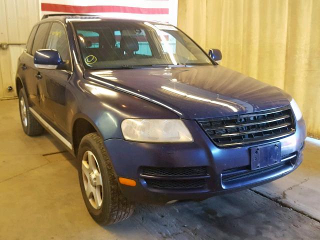 WVGLG77LX5D004988 - 2005 VOLKSWAGEN TOUAREG 3. BLUE photo 1