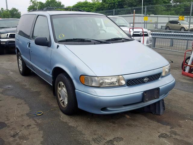 4N2ZN111XWD821398 - 1998 NISSAN QUEST XE BLUE photo 1