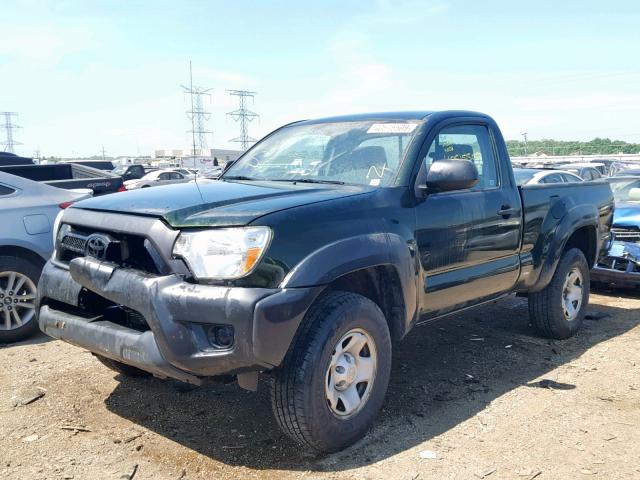 5TFPX4EN1CX008335 - 2012 TOYOTA TACOMA GREEN photo 2