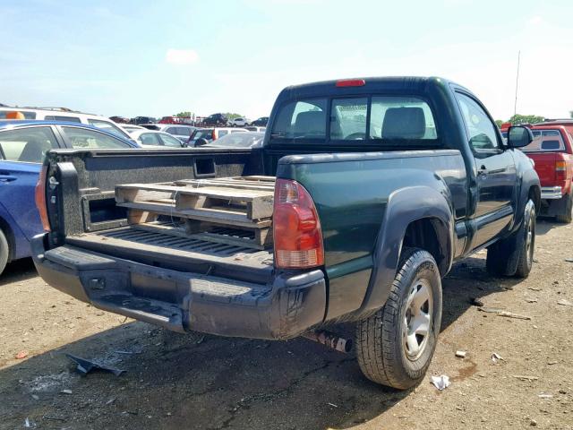 5TFPX4EN1CX008335 - 2012 TOYOTA TACOMA GREEN photo 4