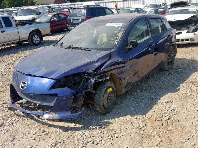 JM1BL1M75C1611282 - 2012 MAZDA 3 I BLUE photo 2