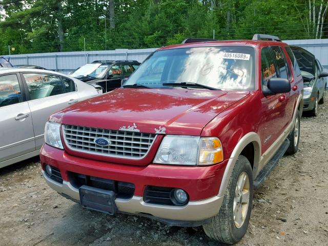 1FMZU74W15ZA06696 - 2005 FORD EXPLORER E MAROON photo 2