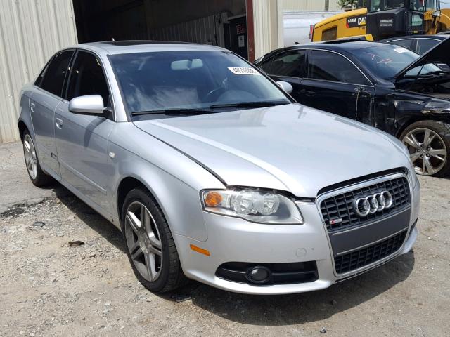 WAUAF78E08A083931 - 2008 AUDI A4 2.0T SILVER photo 1