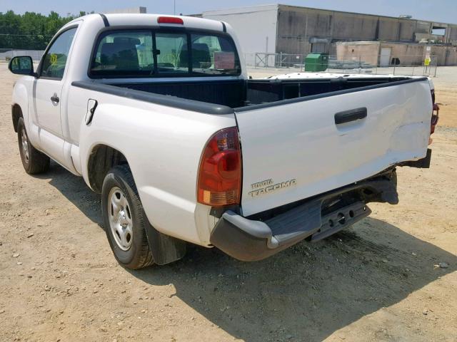 5TFNX4CN3CX014552 - 2012 TOYOTA TACOMA WHITE photo 3