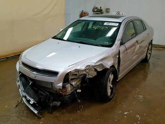 1G1ZC5E15BF113545 - 2011 CHEVROLET MALIBU 1LT SILVER photo 2