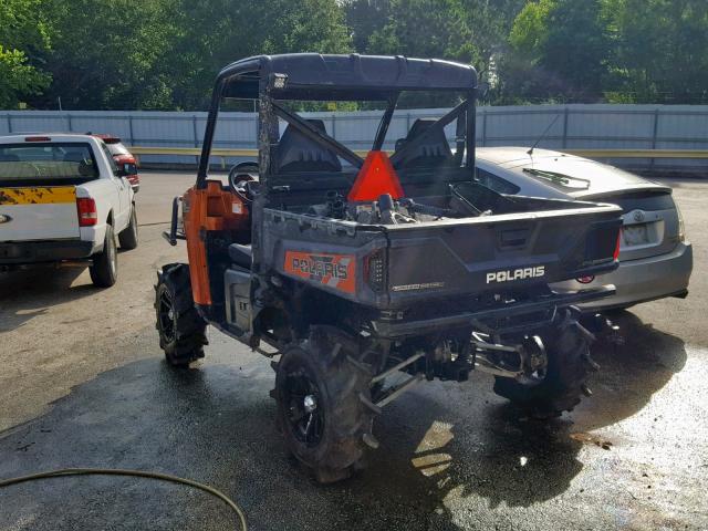 4XAUH9EA4EB205405 - 2014 POLARIS RANGER 900 ORANGE photo 3