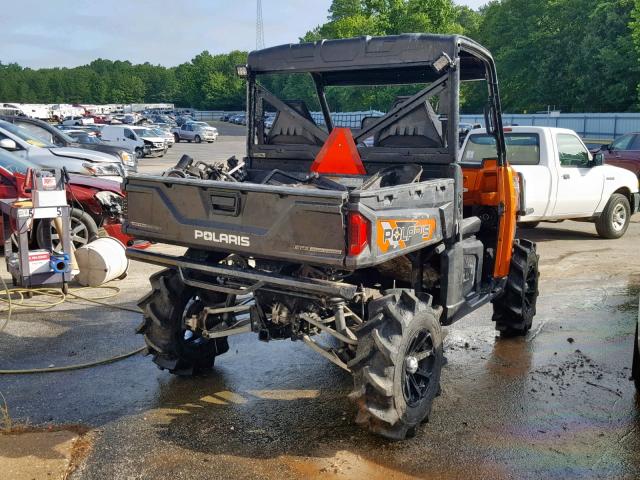 4XAUH9EA4EB205405 - 2014 POLARIS RANGER 900 ORANGE photo 4