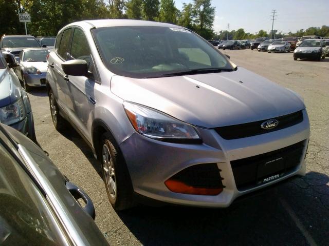 1FMCU0F75FUC21404 - 2015 FORD ESCAPE S SILVER photo 1