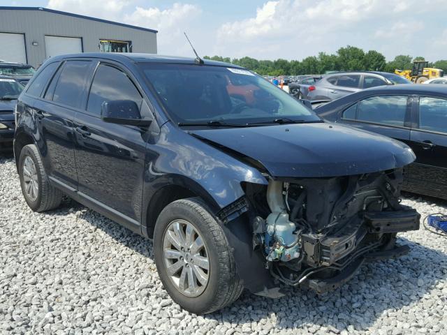 2FMDK48C68BA27713 - 2008 FORD EDGE SEL BLUE photo 1