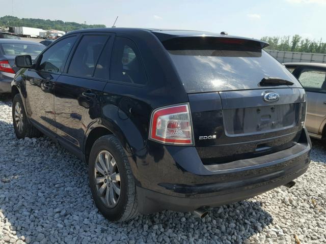 2FMDK48C68BA27713 - 2008 FORD EDGE SEL BLUE photo 3