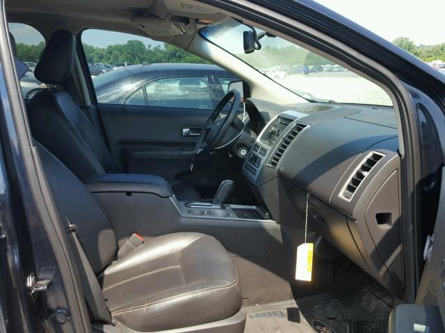 2FMDK48C68BA27713 - 2008 FORD EDGE SEL BLUE photo 5