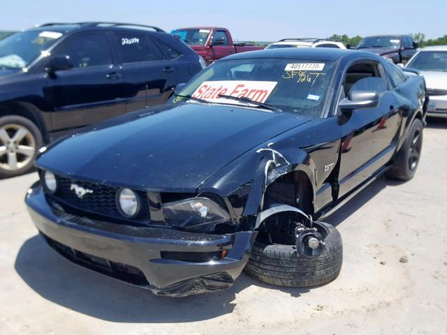 1ZVFT82H265148694 - 2006 FORD MUSTANG GT BLACK photo 2