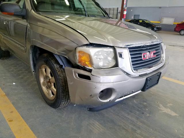 1GKDT13S822115811 - 2002 GMC ENVOY SILVER photo 9