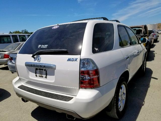 2HNYD18645H542530 - 2005 ACURA MDX TOURIN WHITE photo 4