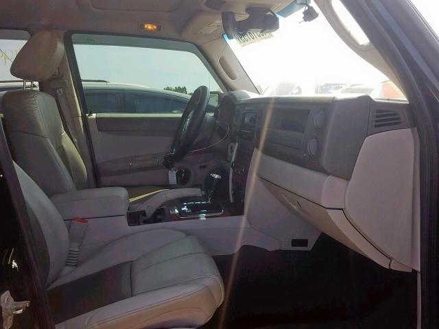 1J8HG58296C119859 - 2006 JEEP COMMANDER BLACK photo 5