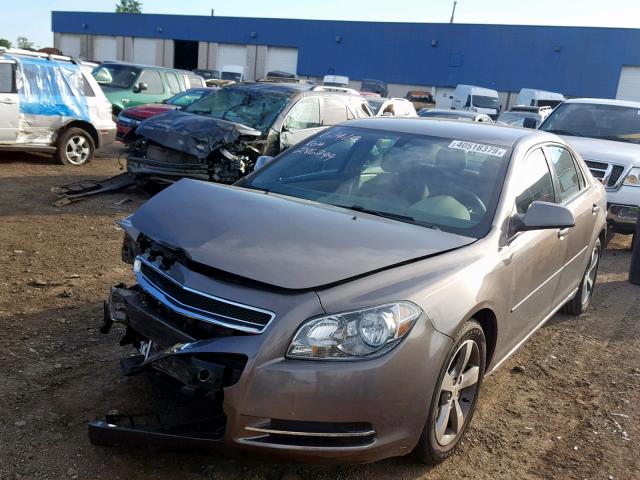 1G1ZC5E14BF152658 - 2011 CHEVROLET MALIBU 1LT 棕色 照片 2