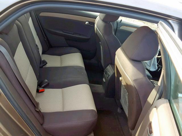 1G1ZC5E14BF152658 - 2011 CHEVROLET MALIBU 1LT 棕色 照片 6